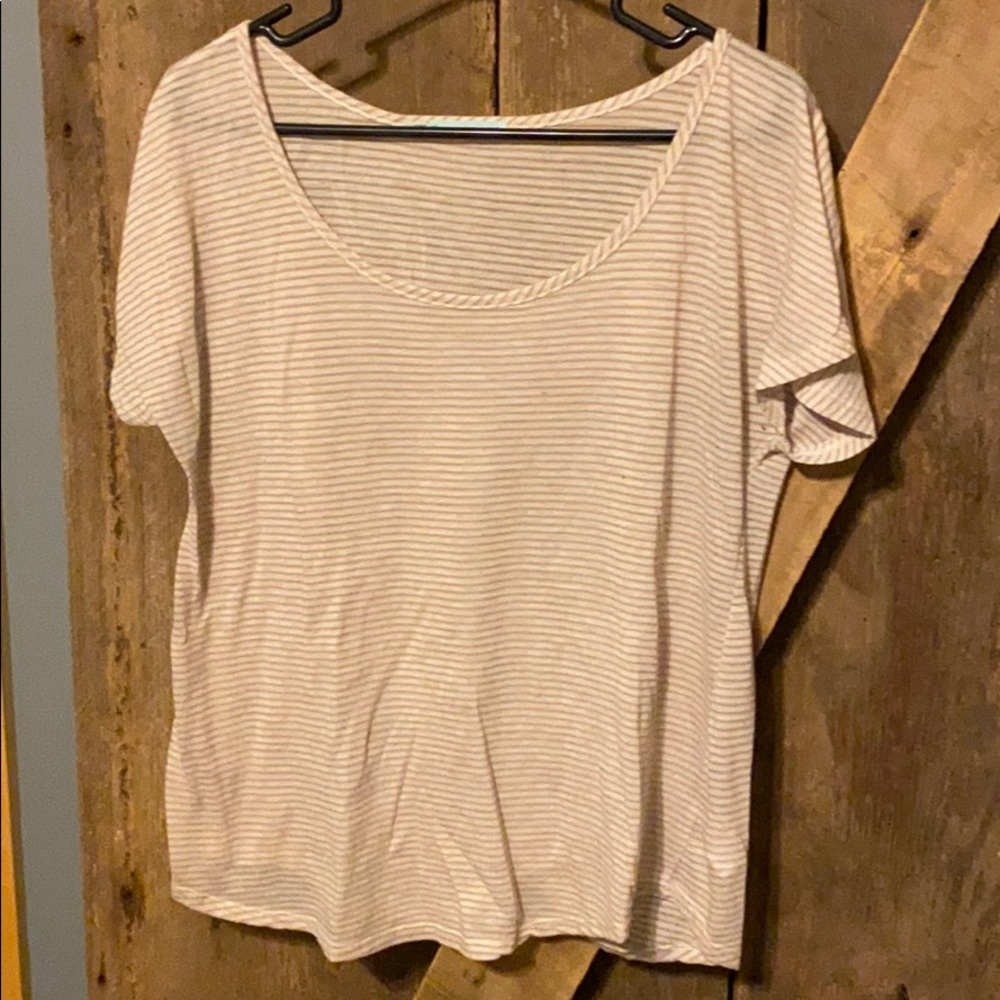 Maurices striped sheer tee